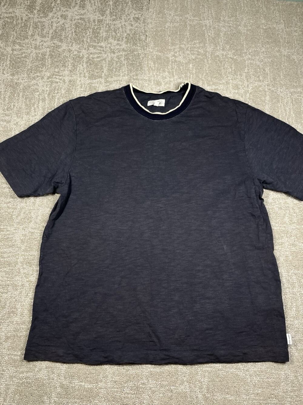 Banks Journal 100% Orgnaic Cotton Short Sleeve Crewneck Shirt Size M